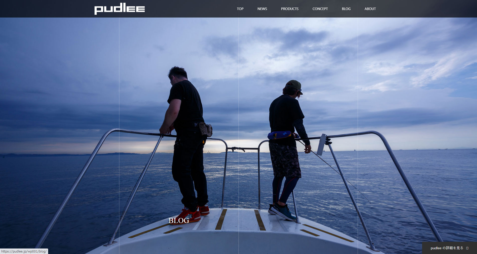pudlee webサイト イメージ